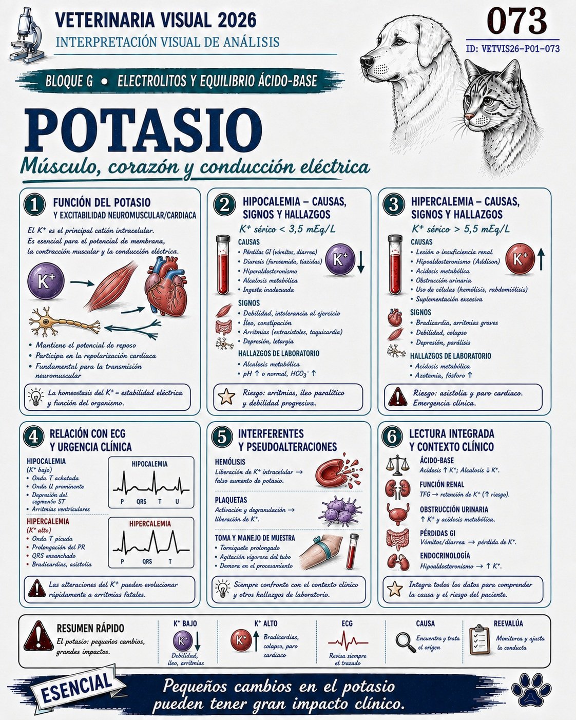 Potasio en la clínica veterinaria